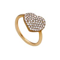 Anneau Babila Milano Femme in Or rosé Diamante 225376
